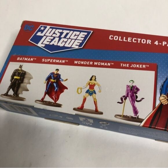 DC Justice League Micro Collection Figures Set Of 4 Batman Joker Superman Wonder - Picture 6 of 7
